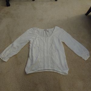 Mudd (Juniors) Sheer Off White Blouse